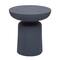 Blue Contemporary Garden Stool, 17" x 17" x 18"